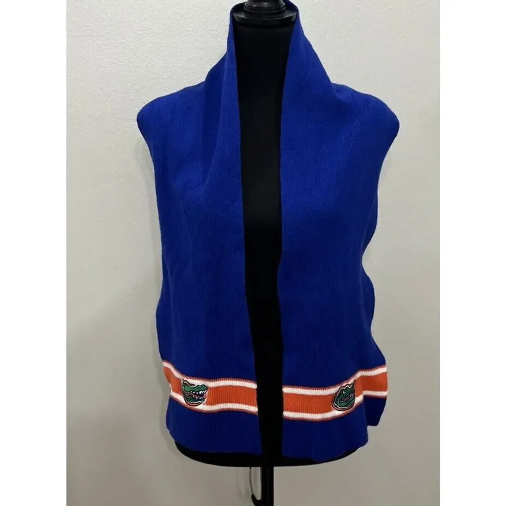 University Of Florida UF GATORS Blue Orange Scarf‎ Logo Winter Women Men College